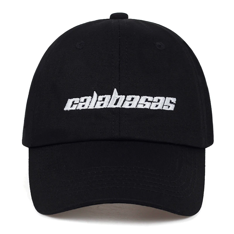 Naujas calabasas raidžių išsiuvinėti beisbolas bžūp mados lauko medvilnės tėtis skrybėlę vyrų moterų universalus kepurės lauko sporto, golfo skrybėlę