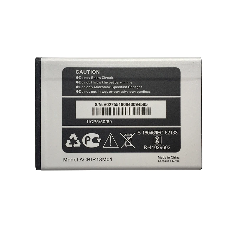1PCS Naujas Aukštos Kokybės Micromax Q383 Baterija Micromax Q383 Pakeitimo mobiliojo telefono Baterija Battereies +stebėti kodas