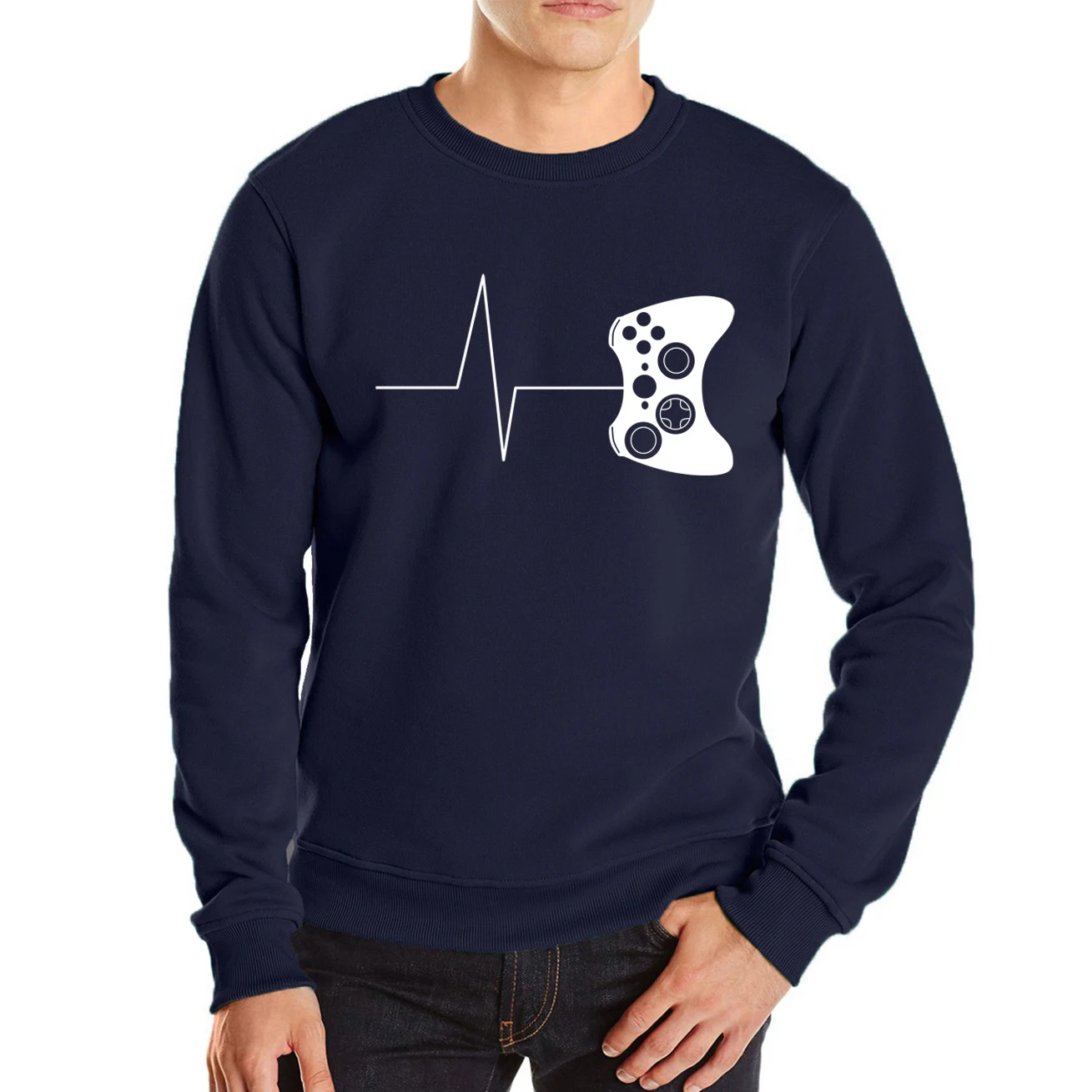 Vyrai harajuku drabužius 2019 sportiniai kostiumai širdies Plakimas žaidėjus hoodies juokingi žaidimų hoodies vaizdo žaidimas, susagstomi megztiniai vyrams dydis S-2XL