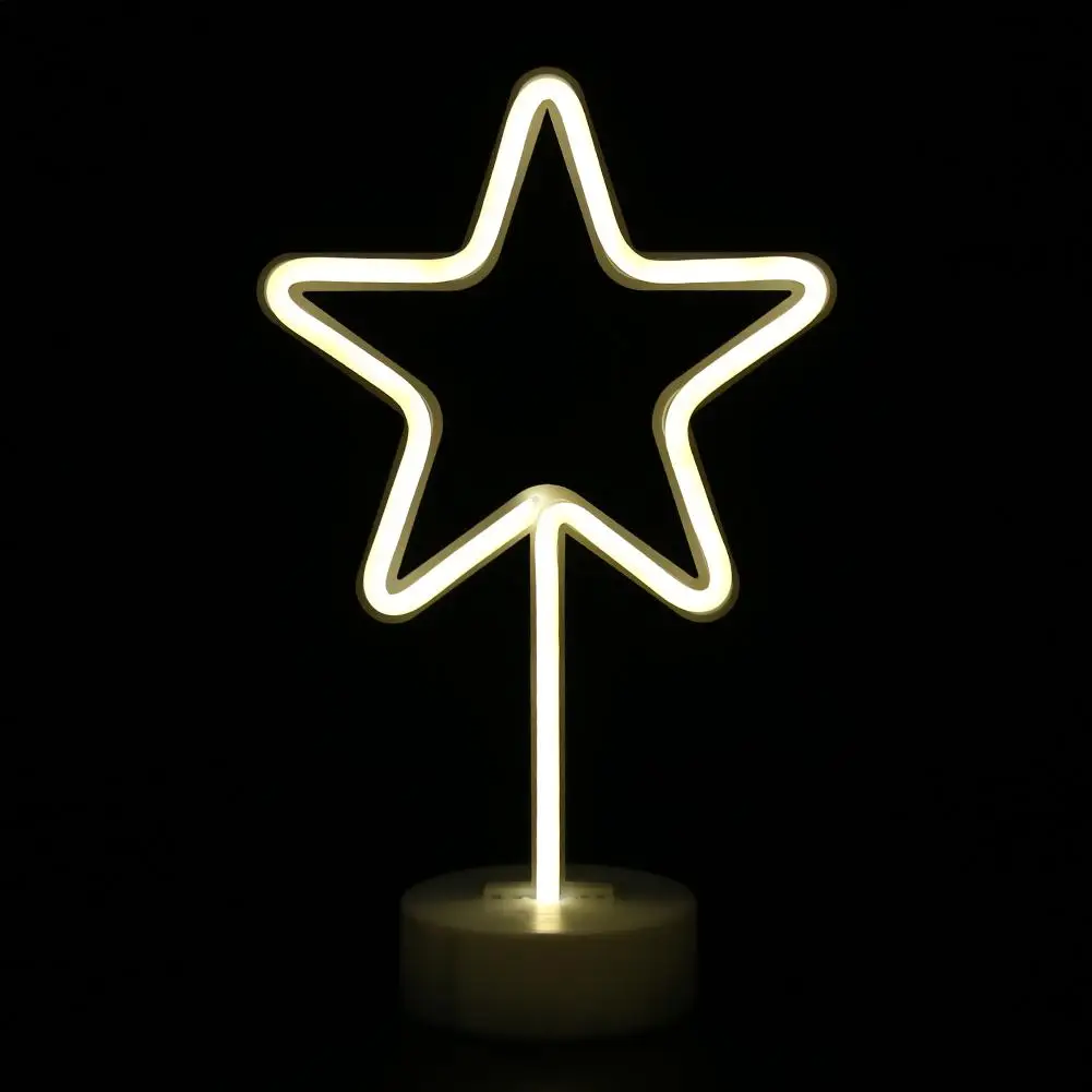 LED Moon Star Angelas Kalėdų Eglutė Paukščių Dizaino Naktį Lempos naktinė lempa USB, ar Akumuliatoriaus Neoninės Šviesos Pasirašyti Sienos Šviesos Dekoras