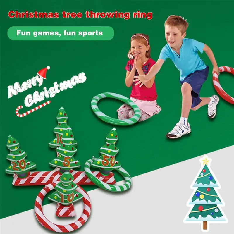Kalėdų Pripučiami Interaktyvus Žaidimas Rekvizitai Pripučiamų Kalėdų Eglutė Žiedas Žaidimas Žaislas Patalpų Interaktyvus Žaidimas, Dovana Vaikas