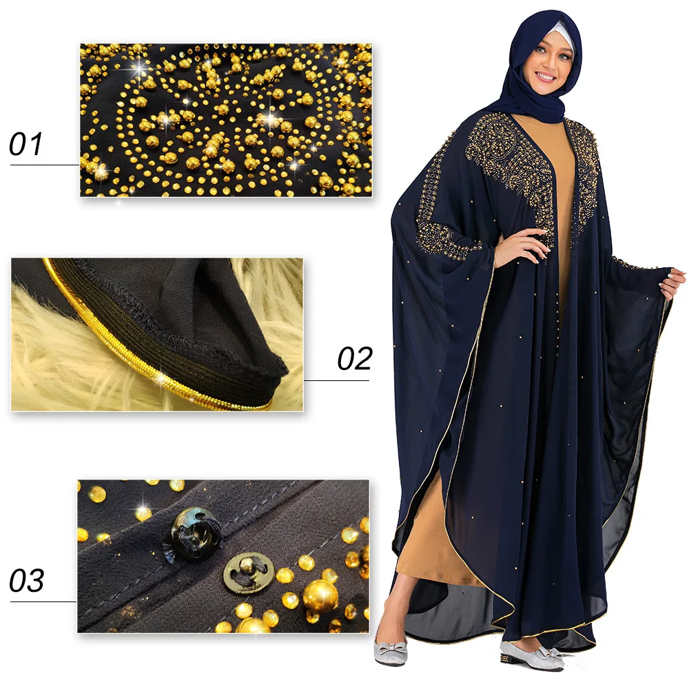 Dubajaus Musulmonų Abaja Suknelė Moterims Outwear Maroko Kaftan Abayas Tunika Arabų Jubah Islamo Drabužių Ilgas Chalatas, Laisvi Hijab Suknelės