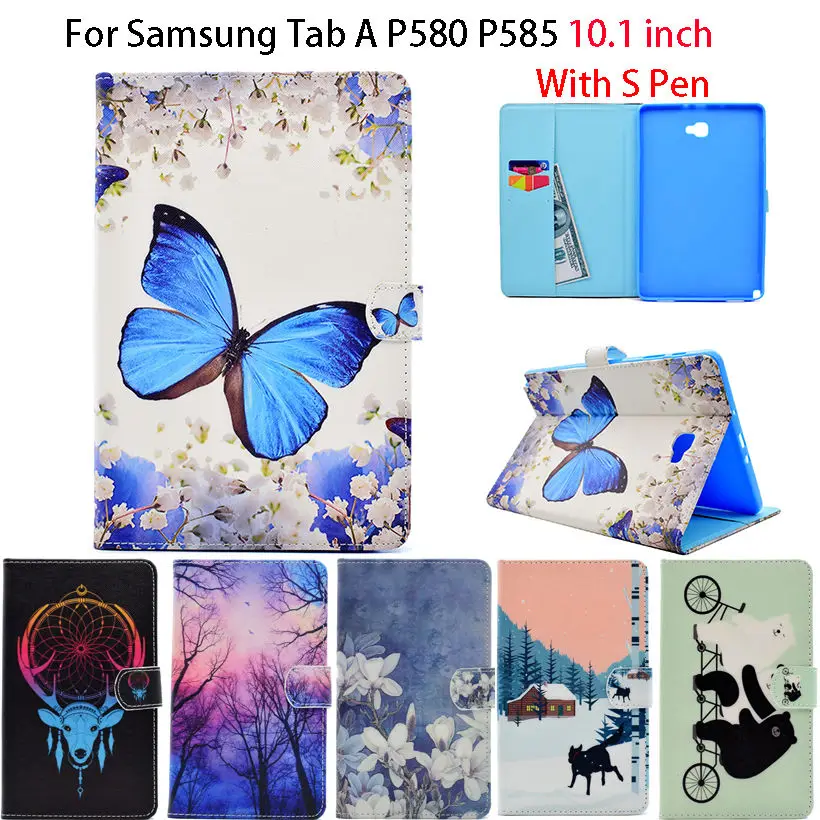 Case For Samsung Galaxy Tab A6 10.1 2016 P580 P585 su S pen 