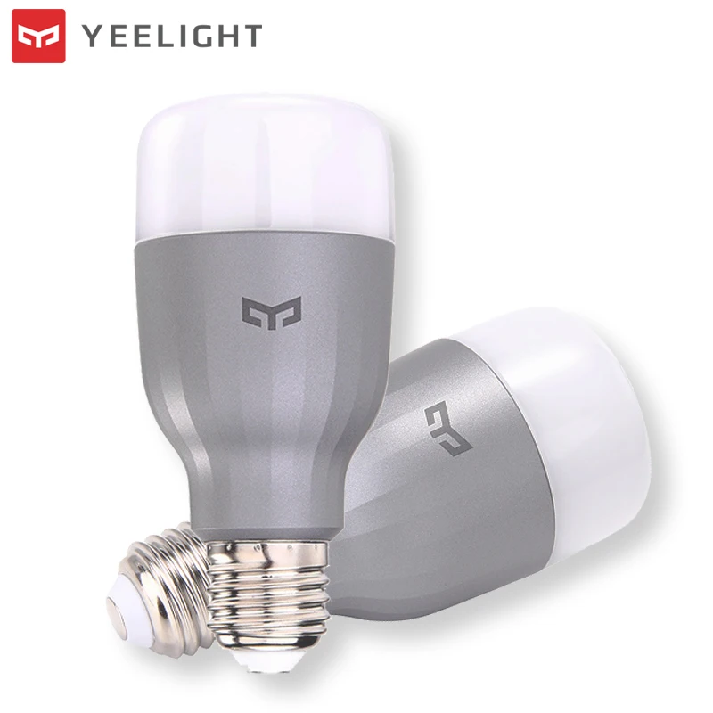Yeelight YLDP02YL E27 9W RGBW WiFi Smart LED Lemputės Darbo Su 