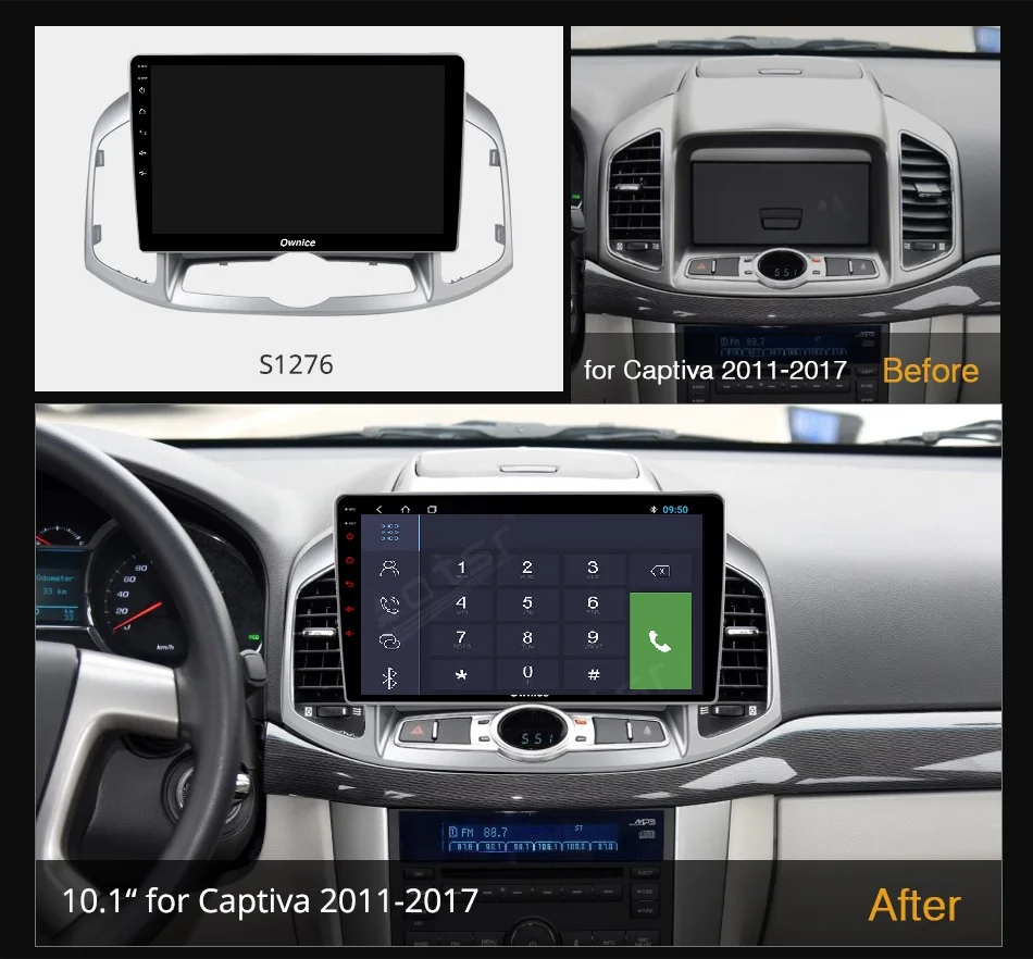 Android 10.0 GPS Navigacija Radijo Grotuvas už Chevrolet captiva Vaizdo Grotuvas Stereo Headuint nemokamą žemėlapį Pastatytas Carplay dsp