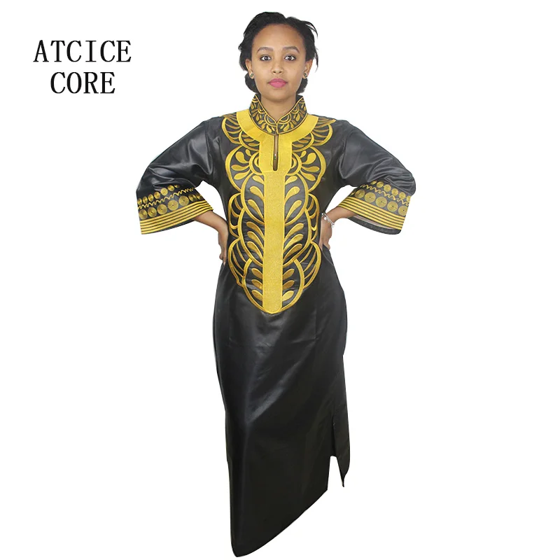 Afrikos suknelės moterims Dashiki Suknelės heidi bazin riche tradicinių afrikos drabužius ilgomis Rankovėmis moterims