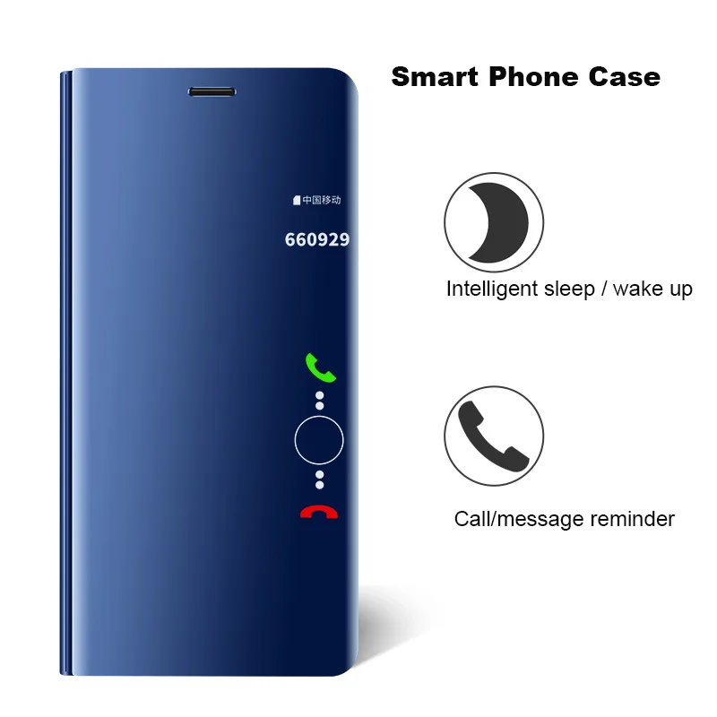 Smart vaizdo Veidrodis, Flip Telefonas Atveju Padengti Huawei Mate 40 30 20 20X 10 9 8 Pro 
