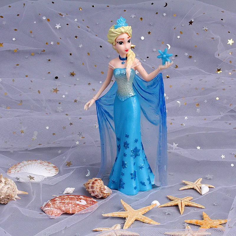 KARŠTO Sušaldyti 2 Sniego Karalienė Elsa Primcess PVC Veiksmų Skaičius, Disney Užšaldyti Anime Lėlės Figūrėlės Vaikams, Žaislas Vaikams Dovanų 15cm