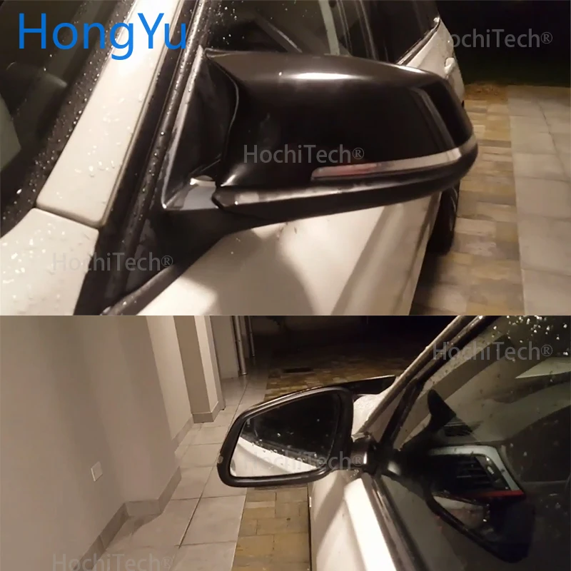 BMW 3 Serijos GT 3GT F34 2013-2018 M. Pakeisti originalios automobilių veidrodėliai padengti M3 M4 išvaizda ryškiai juoda veidrodžio dangtelis