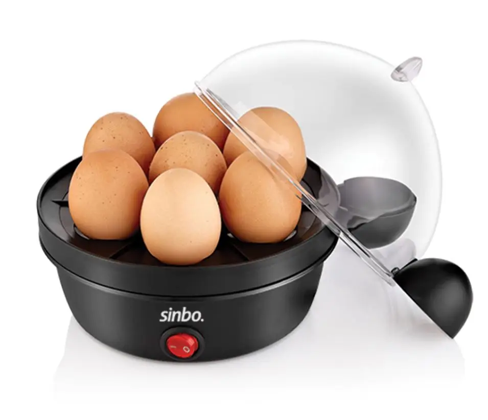 Sinbo Multi-funkcija greitai elektrinė kiaušinių viryklė 7 kiaušinių talpa greitai kiaušinių katilo garlaivis automatinis išjungimas virtuvės virėjas