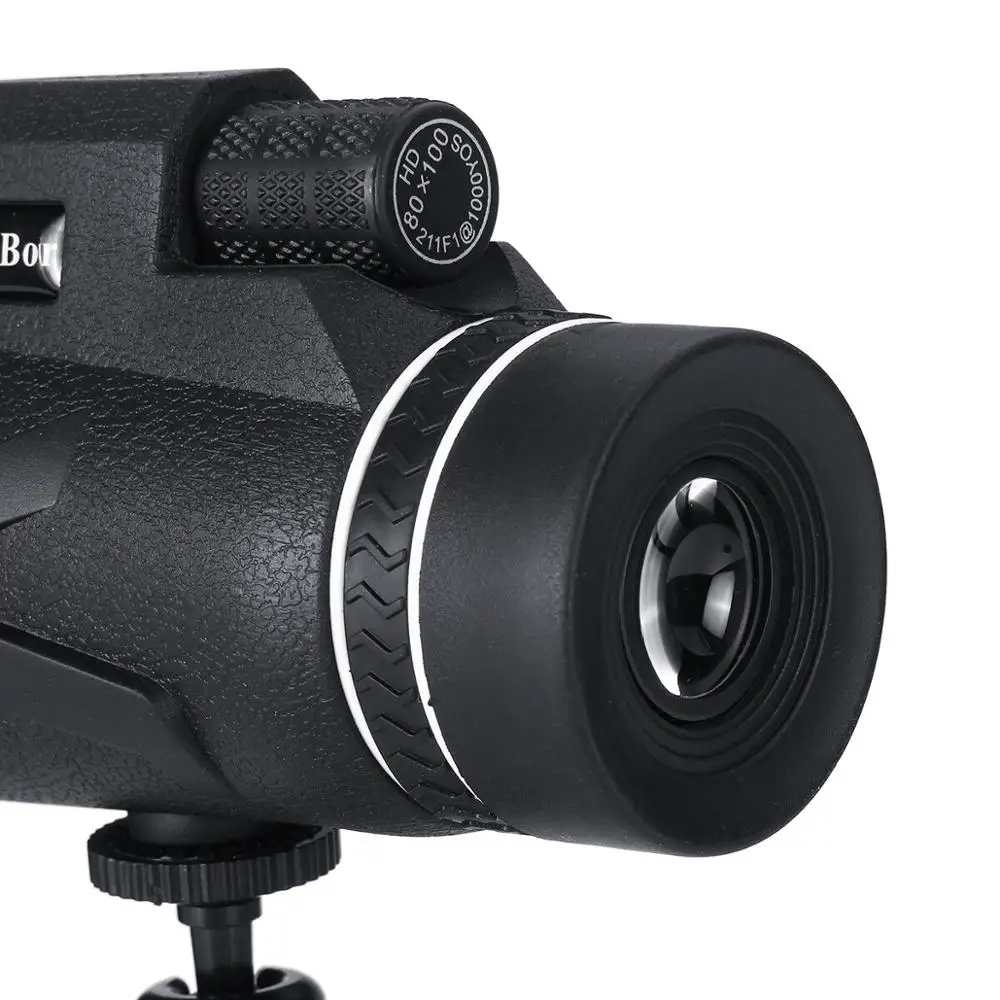80x100 Didinimo Nešiojamų Monokuliariniai Teleskopas Galingi Žiūronai Zoom Puikus Delninis Teleskopas Karinės HD Professional