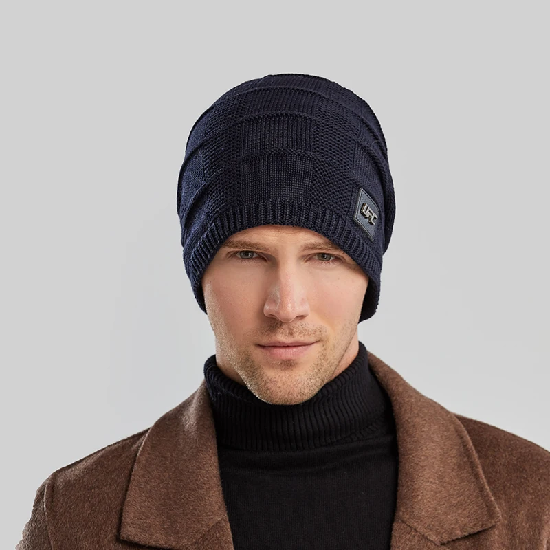 Vyrų žiemos Pliušinis megzti skrybėlę storio vata Beanies lauko dviračių coldproof išlaikyti šiltas dangtelis berniukas rudenį puloveris bžūp manžetai trumpas bžūp