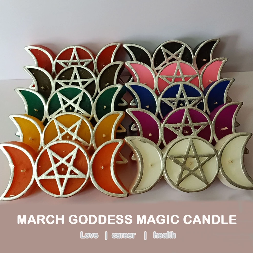 2VNT Kovo Deivė Magija Žvakė Meilės, Likimo, Sėkmės, Energijos votive Žvakės Ragana magijos ritualas žvakė, Taro, astrologija žvakė