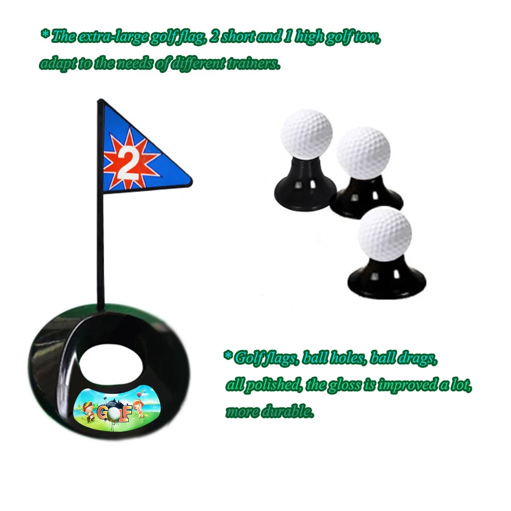 Golf Pro Nustatyti Žaislas su maišeliu Vaikams Klubų Vėliavas Praktikos Kamuolius Sporto Žaidimas, Modernizuotos Jaunimo Golfo 24 colių Mokymo Nerūdijančio