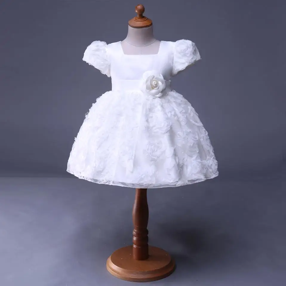 Cutestyles Gėlių Mergaičių Suknelės, Skirtos Kūdikiams Baby Rose Šalis Suknelė Vaikai Vestuvių Apranga