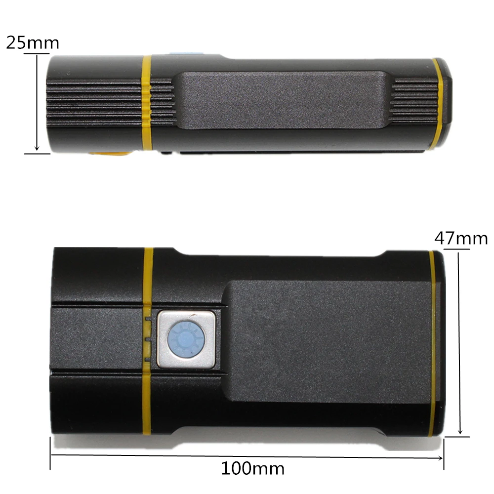 Uranusfire USB Įkrovimo Dviračio Žibintas Priekinis Rankenos Dviračių Led Šviesos Baterijos Žibintuvėlį, Fakelą priekinis žibintas Dviračio Šviesos