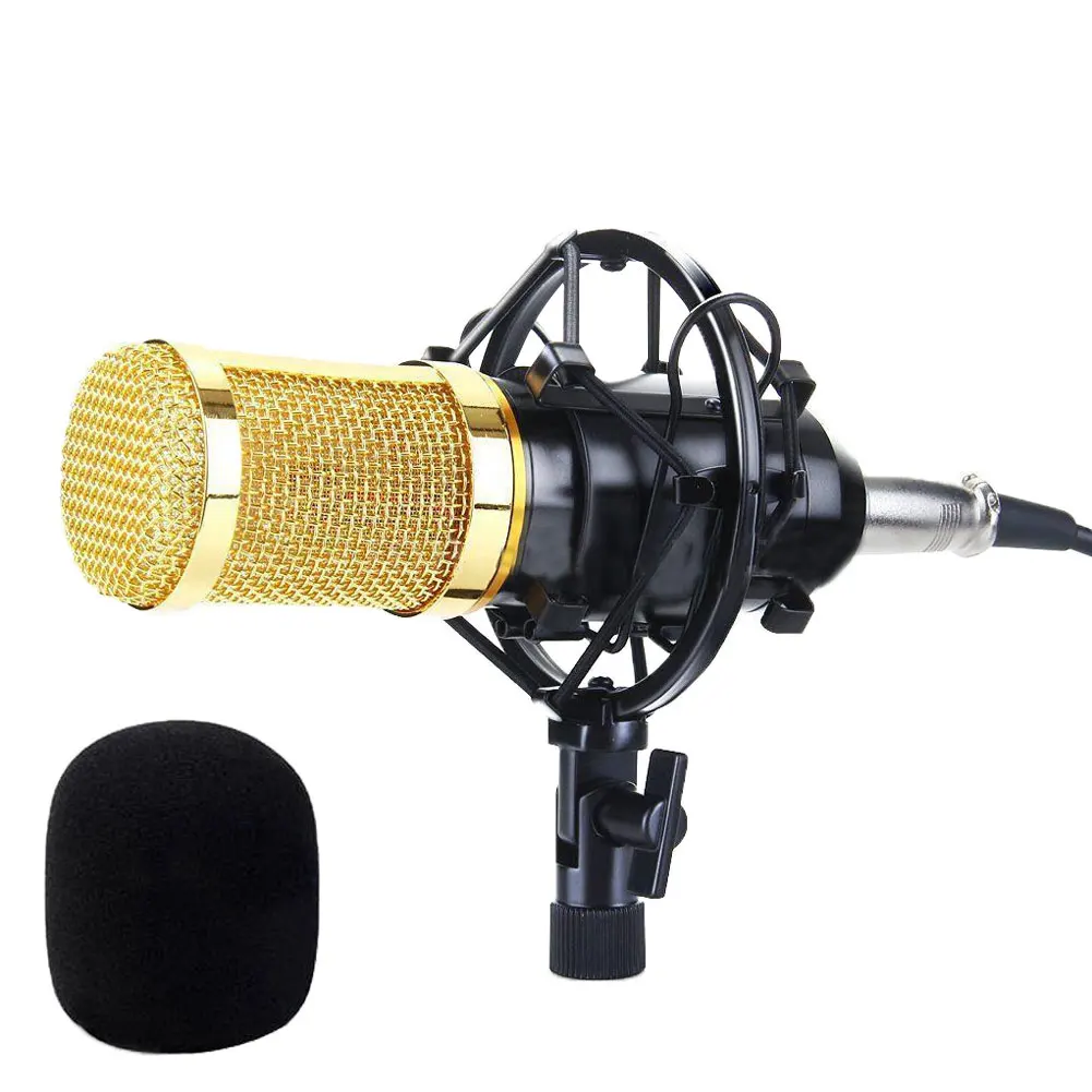 Nešiojamų Plačiai Suderinamumo BM800 vielinio tinklo Studio Namų KTV Kompiuterio Garso Įrašymo Kondensatoriaus Mikrofonas, микрофон