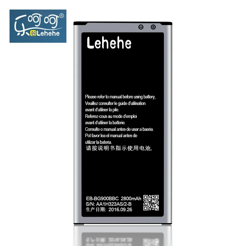 LEHEHE Baterijos Samsung Galaxy S5 EB-BG900BBC 2800mAh G9009D G9006V G9008V G9006 I9006 Nėra NFC Bateriją Dovanų