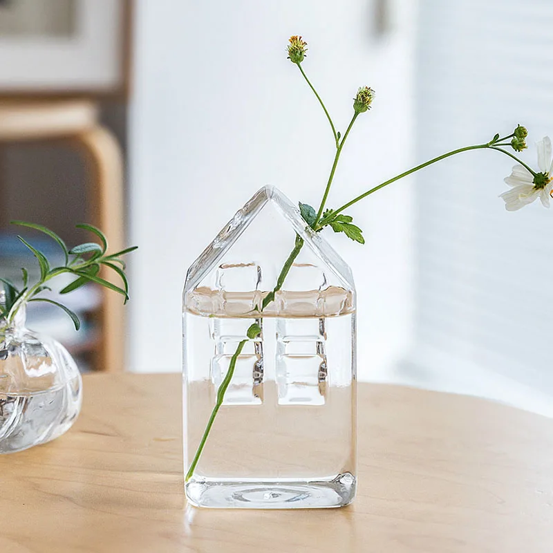 Strongwell Japonijos Granatų Stiklo Vaza Mini Hydroponic Gėlių Vaza Modernus Paprastumas Aromaterapija Butelis Namų Puošybai
