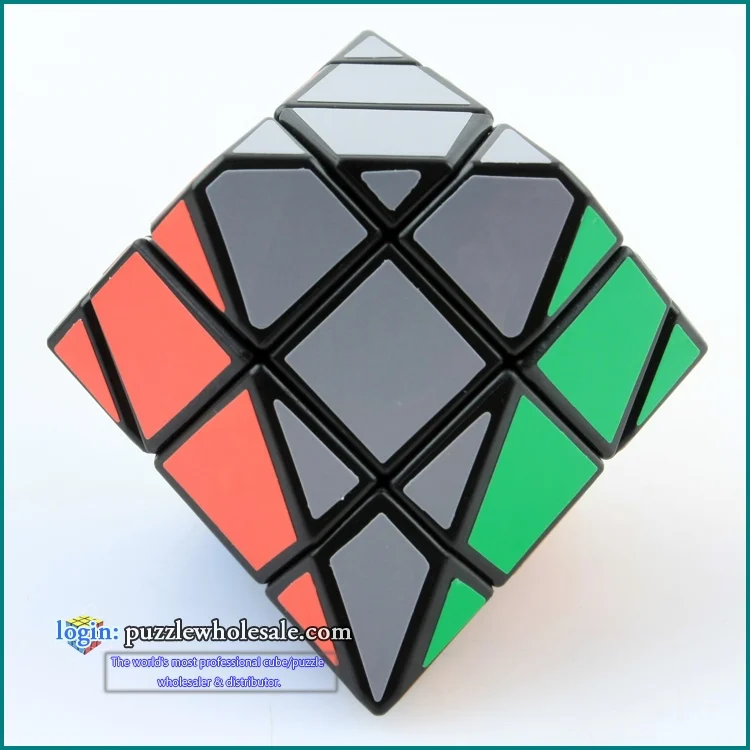 Nauja Diansheng 8-kampelis-tik Aštuoniakampis Piramidės Dipyramid 4x4 Formos Režimas Magic Cube Puzzle Žaislai Vaikams laimingas vyšnių labirintas