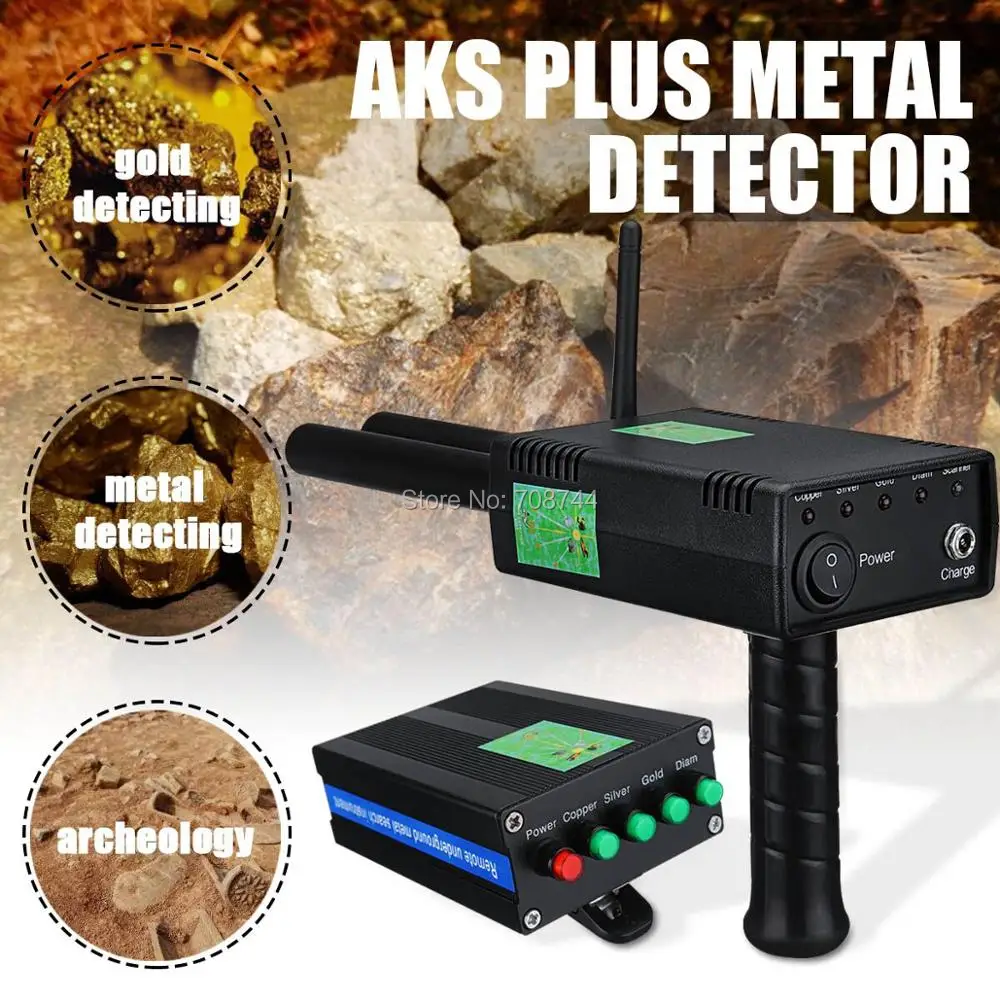 Nauja Versija Ilgo Nuotolio AKS Aukso Ir Deimantų Detektorius, Metalo Detektoriai Aukso Detektorius AKS 3D Metalo Detektorius Mašinos