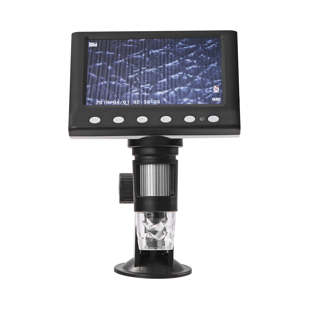 1000X Elektroninis Skaitmeninis Mikroskopas 4.3 Colio Ekranas, VGA, Skaitmeninis Mikroskopas su 8 LED Didinamojo stiklo, Tekstilės Žiūrėti Telefono Patikrinimas