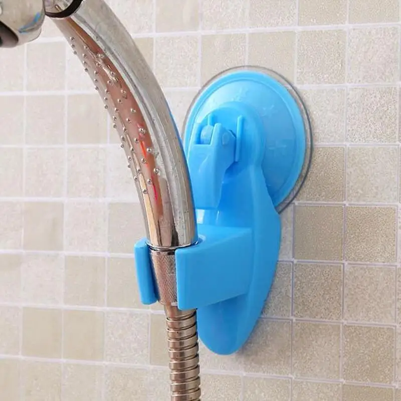 1pc Plastiko dušo galvos laikiklis stiprus sienos siurbtukas žarna maišytuvo antgalio laikiklis Maudytis purkštuvų lentynos reguliuojamas vonios rinkinys
