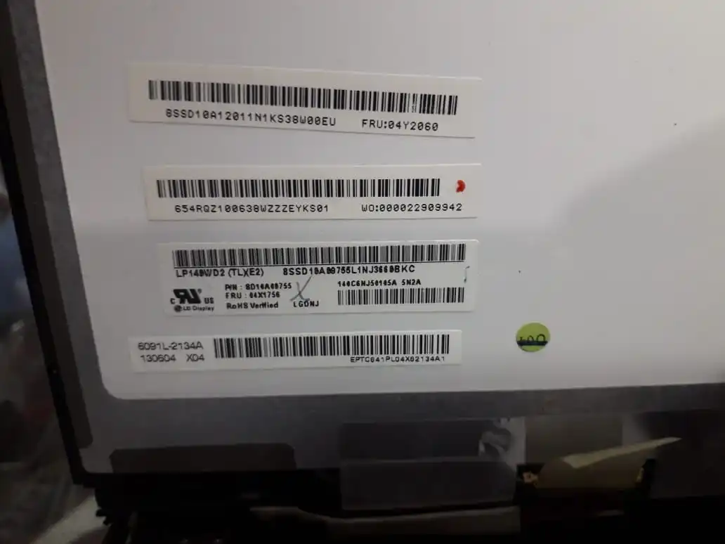 Lenovo X1 Anglies LP140WD2-TLE2 LCD Jutiklinis Ekranas skaitmeninis keitiklis komplektuojami su Rėmo Bezel