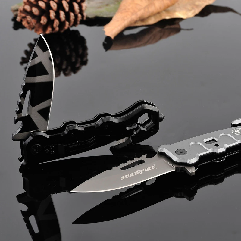Sulankstomas peiliukas priekį mesti peilį Nešiojamų Lauko Ašmenys Praktinių Kempingas Išgyvenimo Įrankius, Šveicarija plieno Peilis