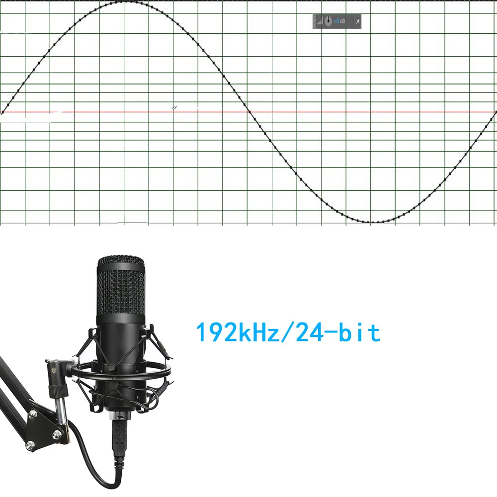 Profesinės Kondensatorius, Audio 3.5 mm, Laidinis BM800 Studija Mikrofonas Vokalo Įrašymas KTV Karaoke Mikrofonas Mic W/Stovėti Kompiuteris
