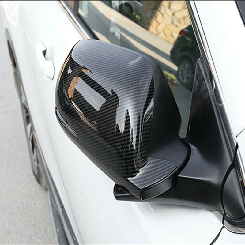 Anglies Pluošto Stiliaus galinio vaizdo Šoniniai Veidrodėliai Padengti Kepurės Apdaila Honda CR-V CRV 2017-2019