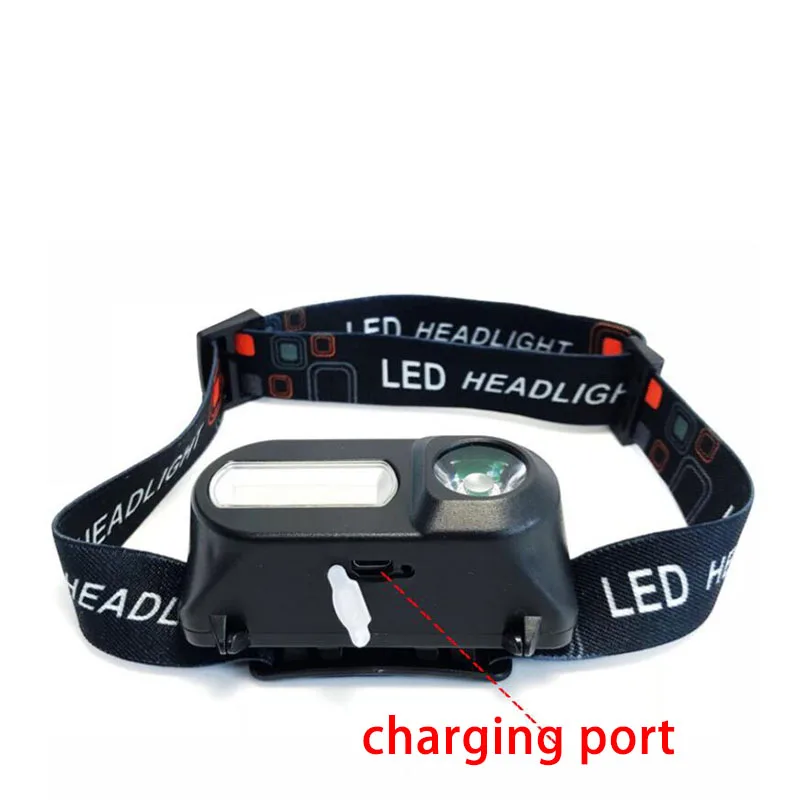 2 LED, COB XPE USB žibintai priekinės Fakelais didelės galios ryškių žibintų 18650 Įkraunamas žibintas Camping žvejybos Lempos