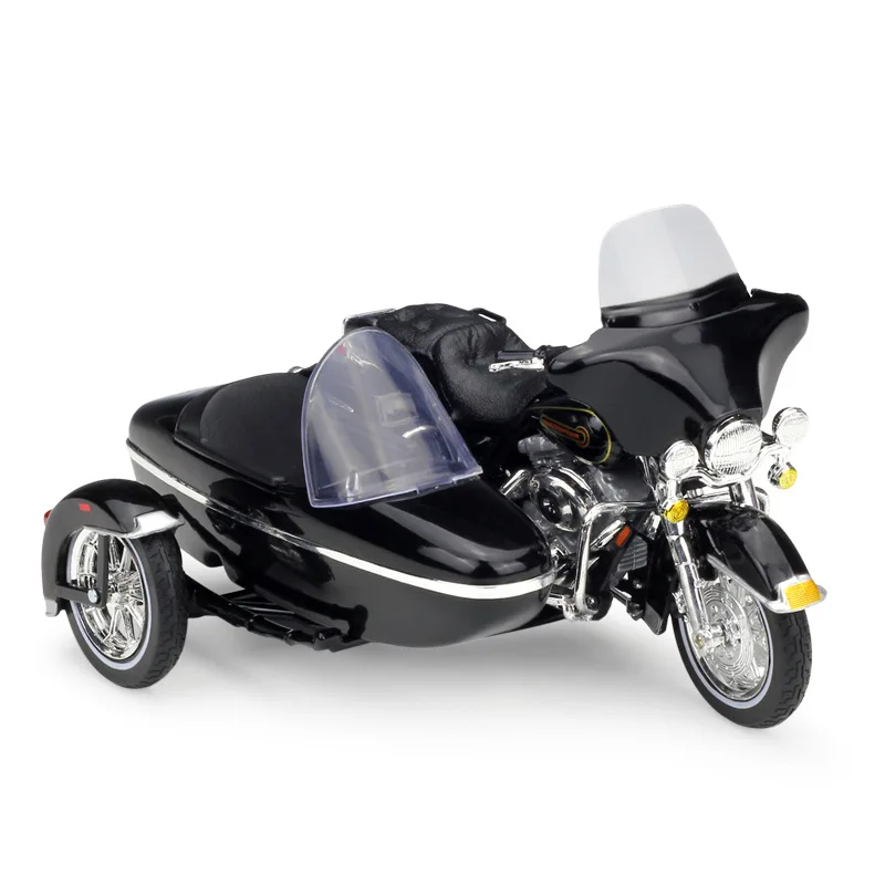 Maisto 1:18 1998 FLHT Electra Glide Standartinis Motociklas, priekabos Diecast Lydinio Motociklo Modelis Žaislas