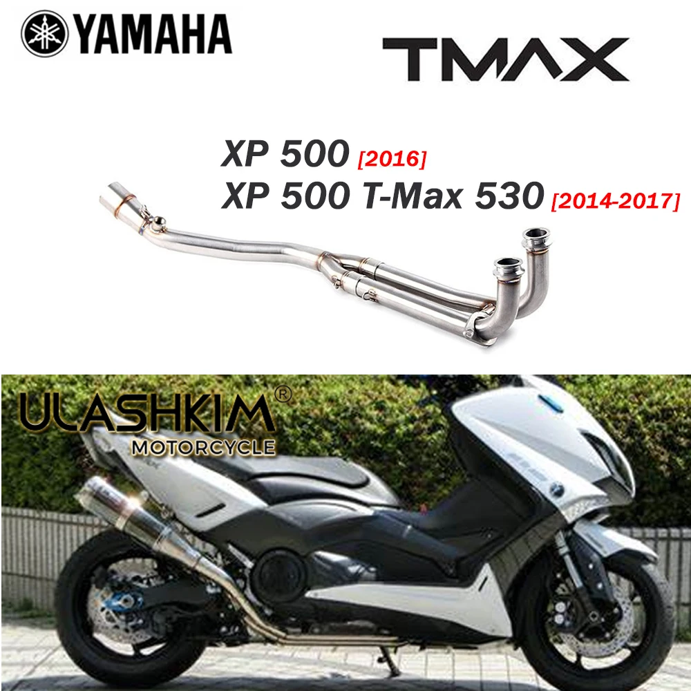 TMAX530 TMAX500 T-MAX 500 530 MOTOCIKLO IŠMETIMO Vidurio Link Vamzdis duslintuvo Slydimo Ant YAMAHA TMAX 500 530 2008-2017
