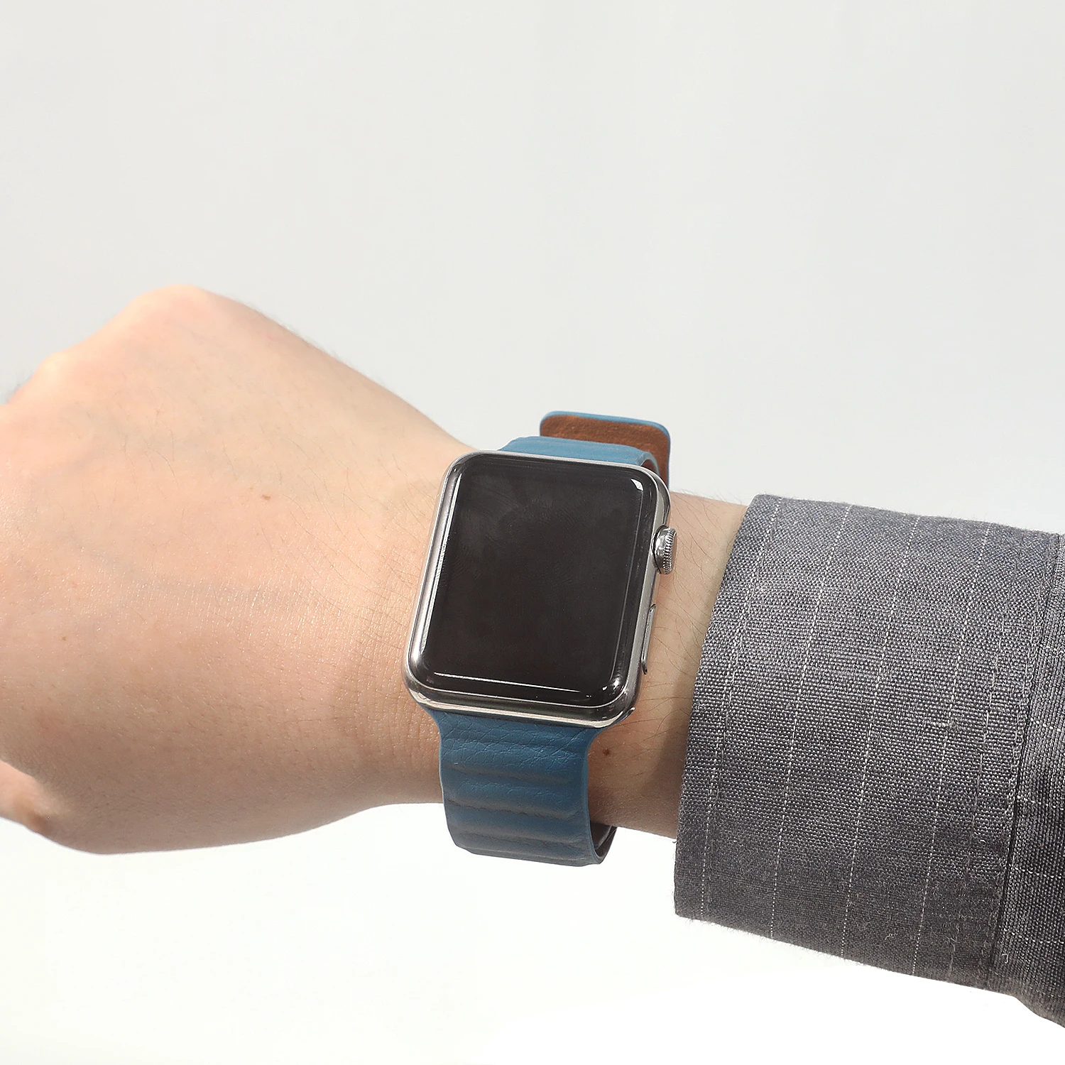 Odos Link diržu, Apple watch band 44mm 40mm 38mm 42mm Applewatch 1:1 originalus Magnetine Kilpa apyrankę iWatch seires 6 5 4SE