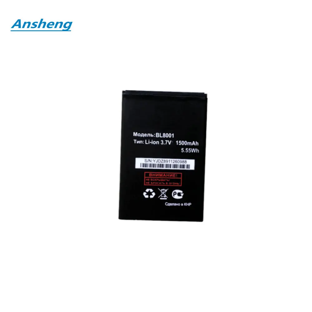 Ansheng Aukštos Kokybės 1500Mah BL8001 baterija Skristi IQ4490 IQ 4490 martphone