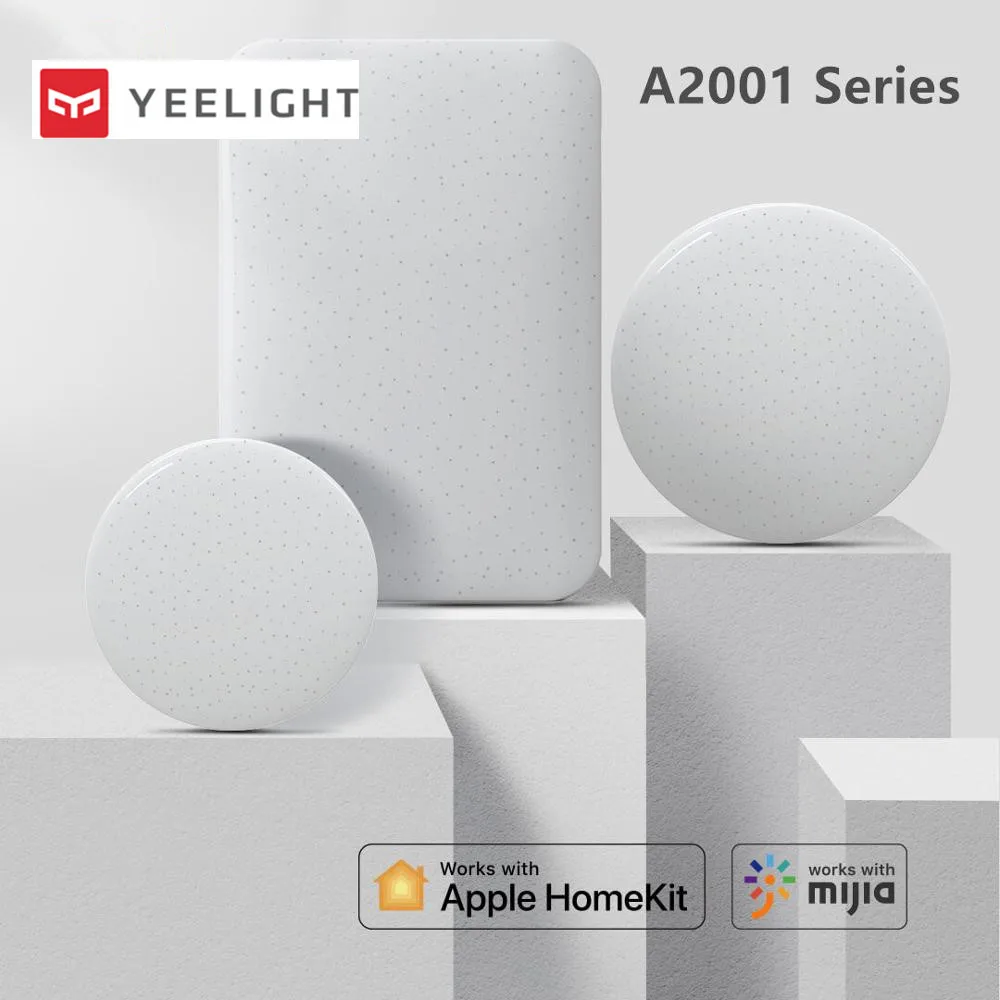 Yeelight ChuXin A2001 Serijos Smart Lubų Šviesos Pritemdomi Bluetooth Remote APP Valdymas Balsu Veikia Su Mi Mijia APP ir Homekit