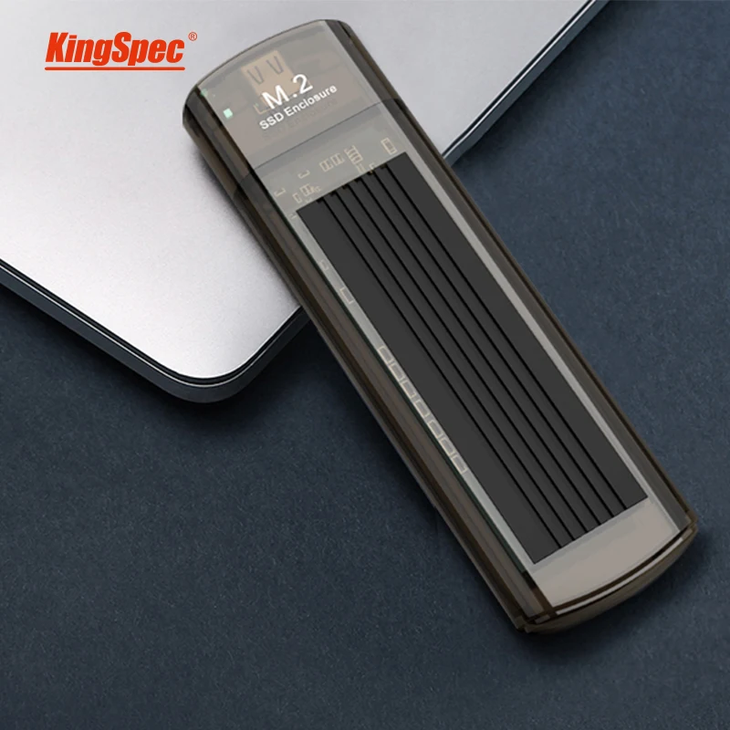KingSpec M. 2 NVME SSD Talpyklos PCIe 3.0 ssd Kietąjį Diską Dėžutė Išorinis HDD Talpyklos Atveju M. 2 PCIe nvme SSD (Solid State Drive