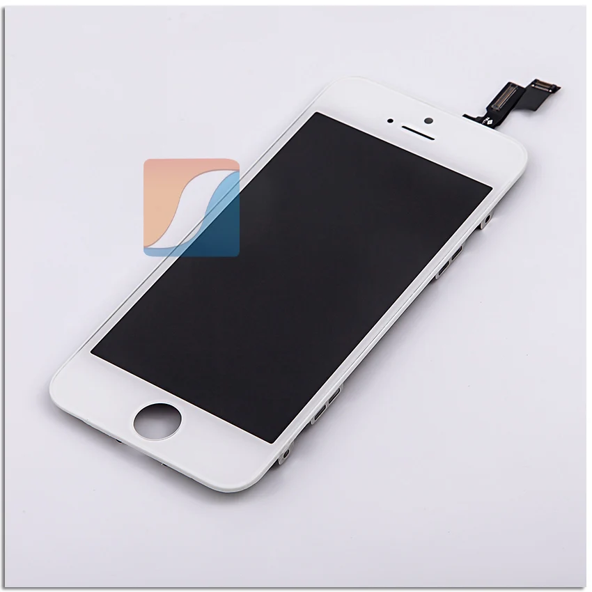 Klasės AAA+++ iPhone 5G 5C 5S LCD Ekranas Su Jutikliniu Ekranu, skaitmeninis keitiklis Asamblėjos Juoda/Balta Nemokamas Pristatymas
