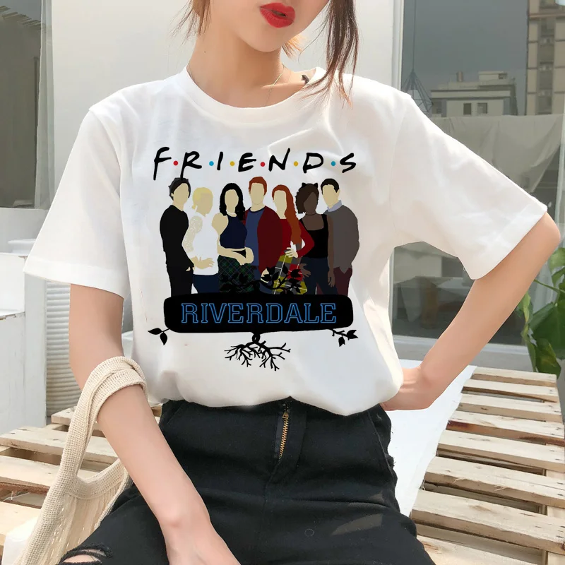 Riverdale Marškinėliai Pietų korėjos Moterys T-shirt Harajuku Viršuje Pietų Pusę Moterų Žalčių Marškinėlius drabužius Ullzang Gyvatė Spausdinti Tees
