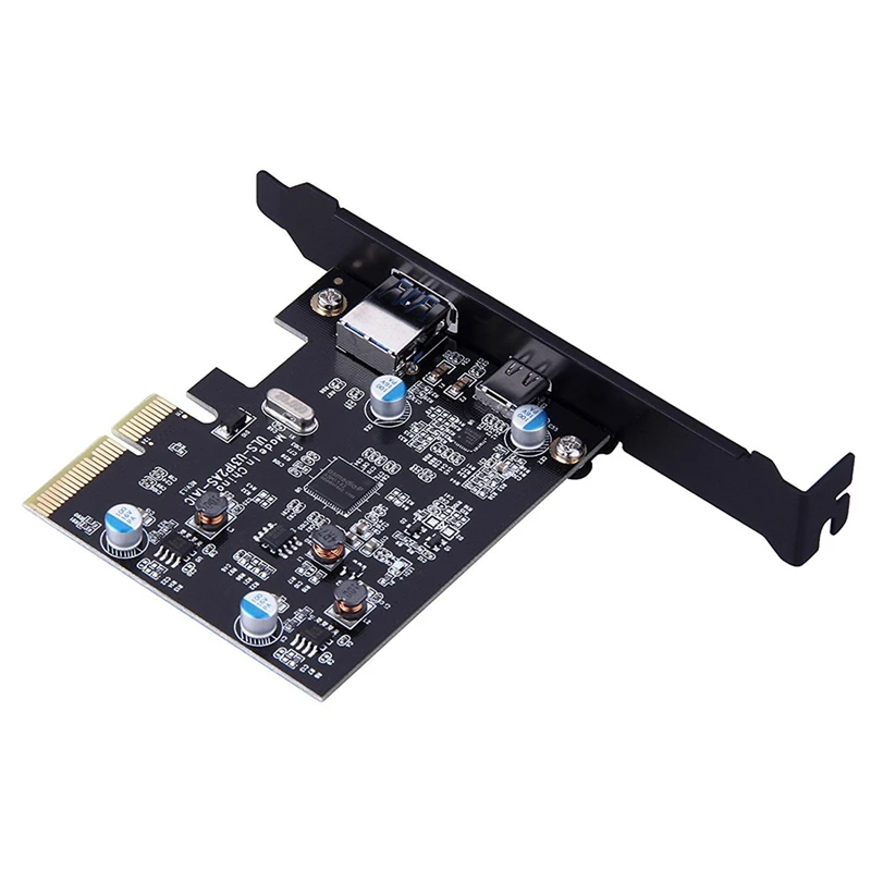 2 Prievadai Išorinio USB 3.1 (10Gbps) PCI Express Card tp 1 X C Tipo & 1 x A Tipo Prievadas