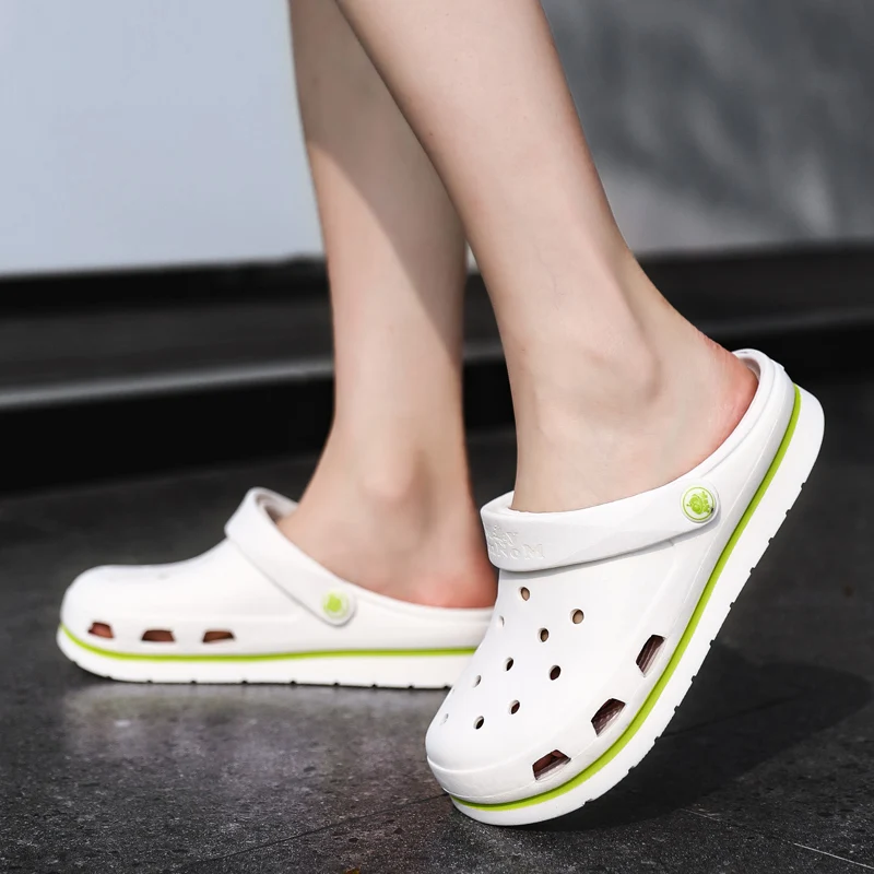 2020 Karšto Pardavimo Prabangos Prekės Užkemša Moterų Sandalai Crocse Batų Croc EVA Lengvas Sandles Unisex Spalvingi Bateliai Vasaros Paplūdimio