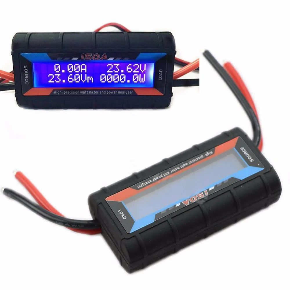 LCD Ekranas Skaitmeninis Wattmeter Didelio Tikslumo Galios Matuoklis RC Vatmetrą Balansas Įtampos Bateriją Balancer Įkroviklis Įrankiai