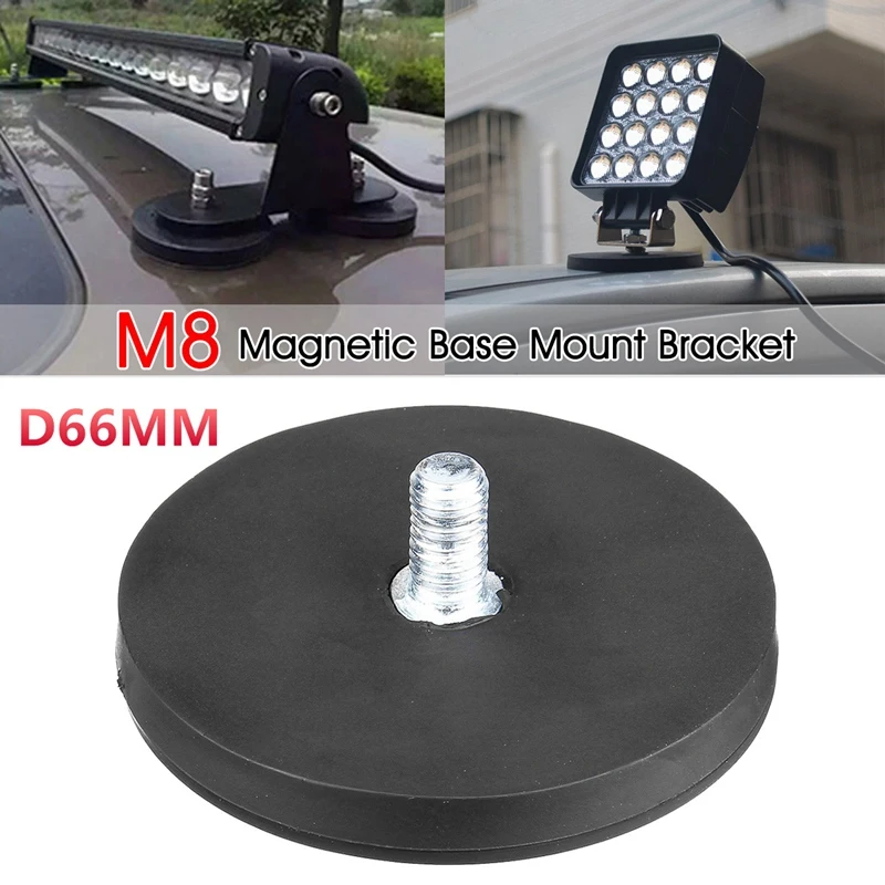 2vnt 45KG Galingas Neodimio Magnetas Diskas Guma Kainavo D88x8Mm M8 Sriegiu Paviršiaus Apsauga LED Šviesos, Kamera, Automobilio Kalno Magnetas fo