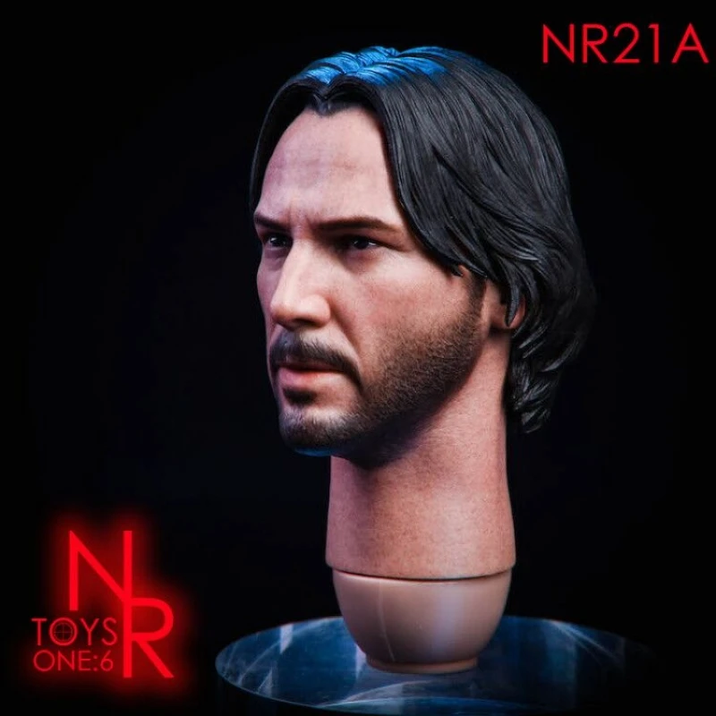 1/6 NR21A Keanu Reeves 2.0 Normali Versija Galvos Modelį NRtoys Tilpti 12