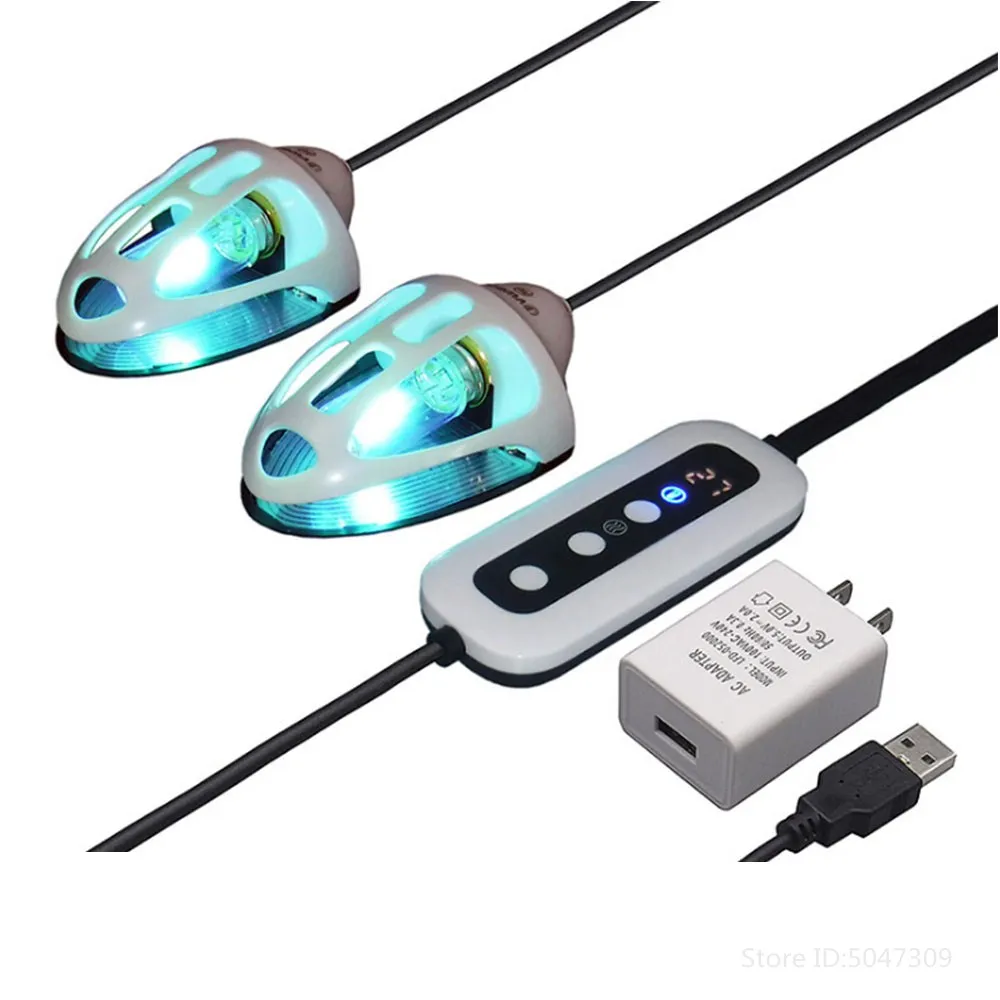 UV Ultravioletiniai Dezinfekavimo Lempa LED Batų Sterilizer 220V 10W Batų Džiovintuvas Protingas Ozono Lempa Batų Džiovintuvas Sterilizacija