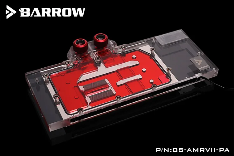BARROW Vandens Bloko naudoti AMD Radeon VII Įkūrėjas Edition 