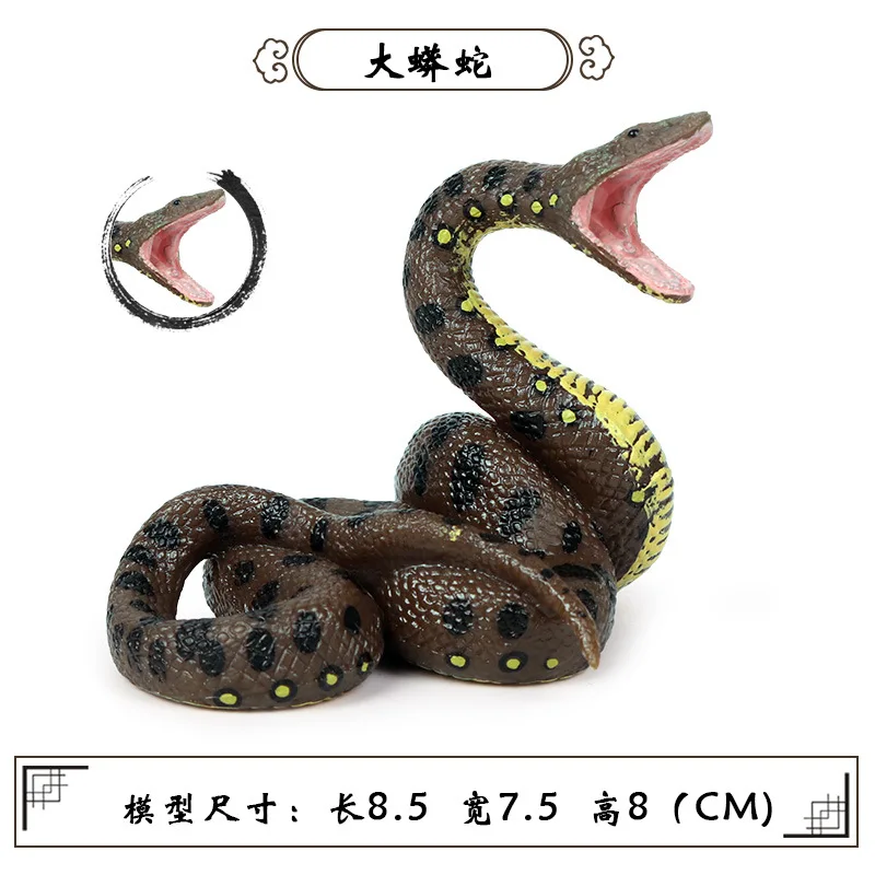 Aukštos Kokybės Laukiniai Žvėrys, Gyvūnai, Vaikų Žaislas Gyvatė Modelis, Modeliavimas Roplių Milžinišką Python Didelis Python Laukinių Gyvūnų Gyvatė Žaislas