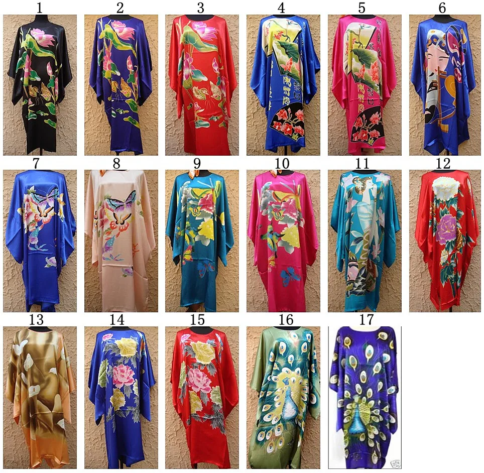 Karšto Pardavimo Žalia Ponios Apdaras Pavasarį Kinijos Moterims Viskozė Sleepwear Prarasti Vonia Suknelė Pižamą Povas Vienas Dydis Mujer Pijama S4020