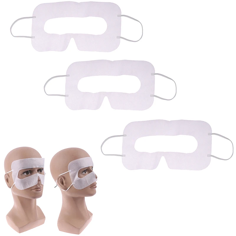 100VNT Universalios Balta Apsaugos Higienos Akių Trinkelėmis Veido Kaukė kempinėlės 3D Virtualios Realybės Akinius, Vienkartines Akių Kaukė Pad Nauja